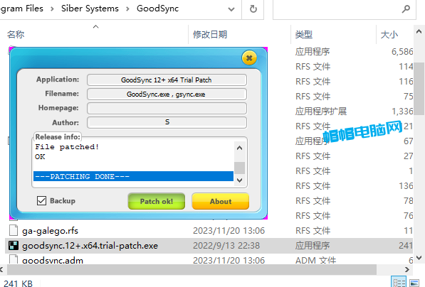 图片[2]-GoodSync 企业版文件同步备份软件  v12.4 x64 含注册机-帽帽电脑网